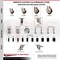 Service Caster 4 Inch 316SS Maroon Polyurethane Swivel 1 Inch Expanding Stem Caster Set SCC SCC-SS316EX20S414-PPUB-MRN-1-4 - alternate 3